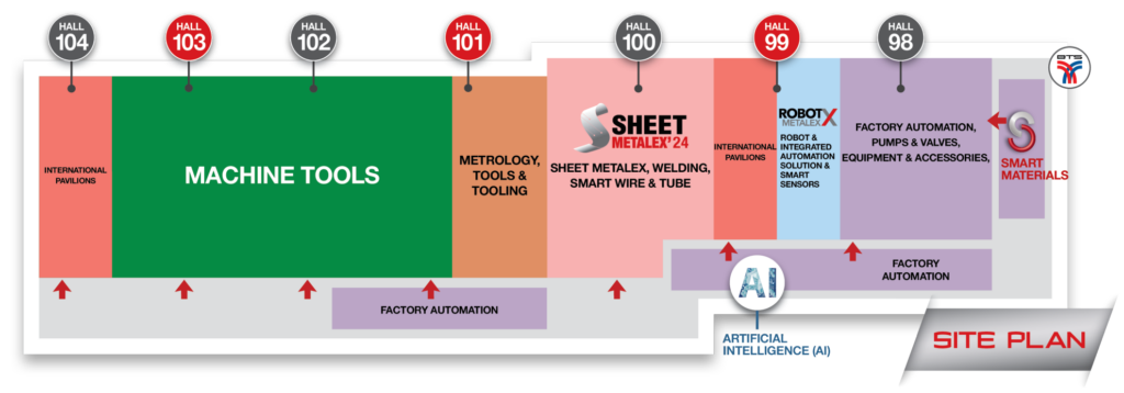 KHU VỰC TRƯNG BÀY TẠI METALEX 2024