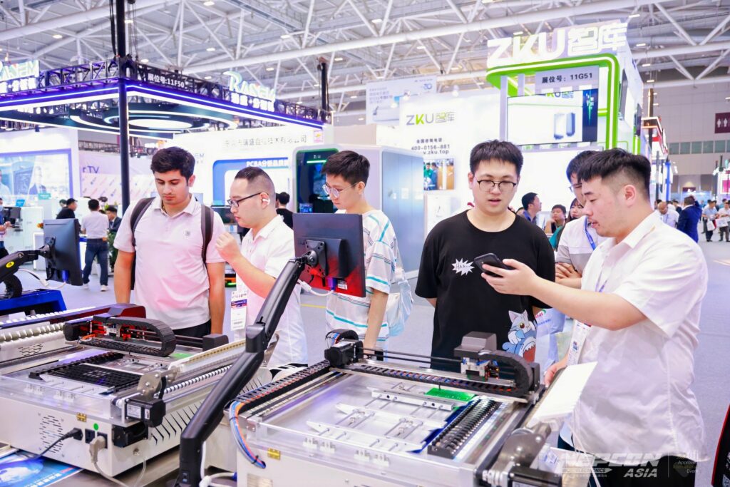 Khu vực trưng bày tại NEPCON ASIA 2024