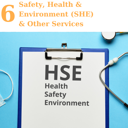 Safety, Health & Environment (SHE) & Other Services